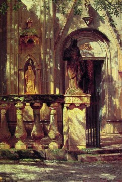 Etude de la lumière et des ombres Albert Bierstadt Peinture à l'huile
